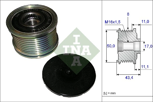 Alternator Freewheel Clutch